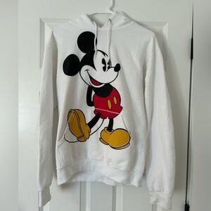 Disney Mickey Mouse White Hoodie.
